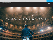 Tablet Screenshot of fraserchurchill.com